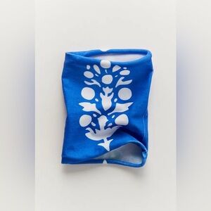 NWT Free People Movement Buti Logo Rumble Hair Tie In Athletic Blue